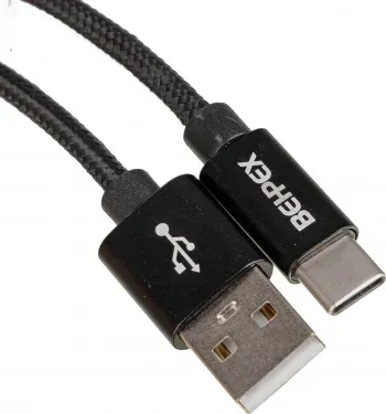 Кабель USB m-USB Type-C m 3м черный - фото 4
