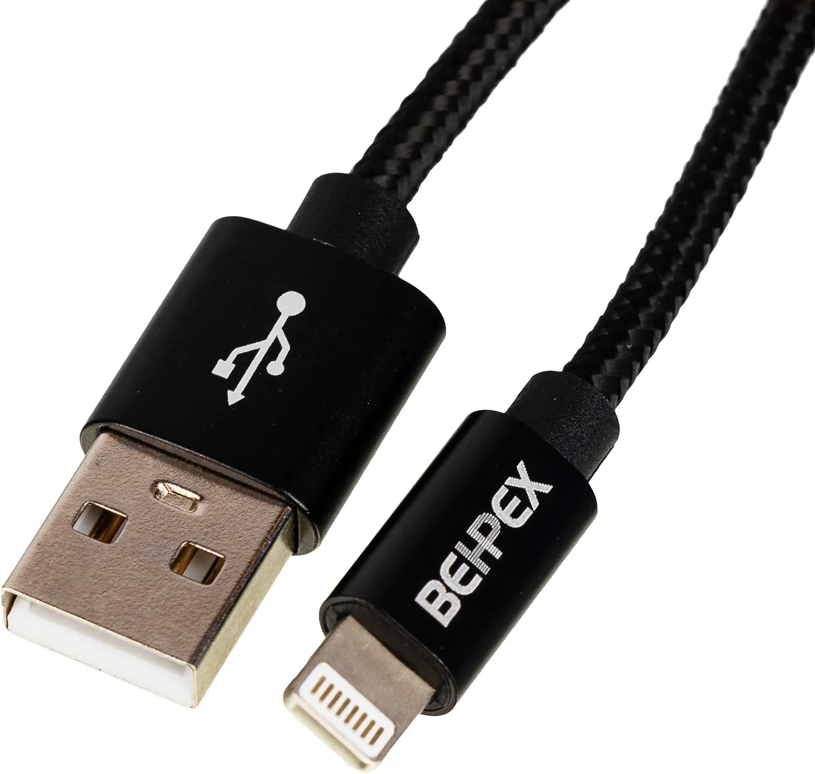 Кабель USB m-Lightning m 3м черный - фото 1