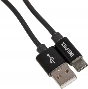 Кабель USB m-USB Type-C m 1м черный - фото 4