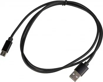 Кабель USB m-USB Type-C m 1м черный - фото 6