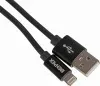 Кабель USB m-Lightning m 1м черный - фото 8