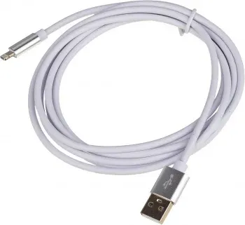 Кабель USB m-Lightning m 2м белый - фото 6