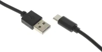 Кабель USB m-USB Type-C m 2м черный - фото 8