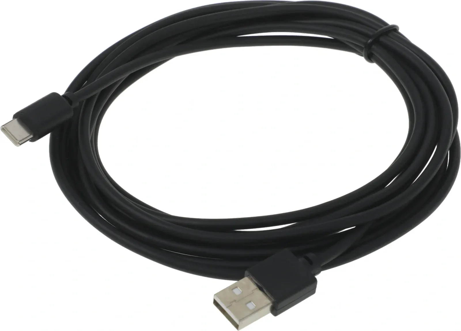 Кабель USB m-USB Type-C m 3м черный - фото 2