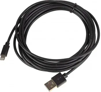 Кабель USB m-Lightning m 3м черный - фото 6