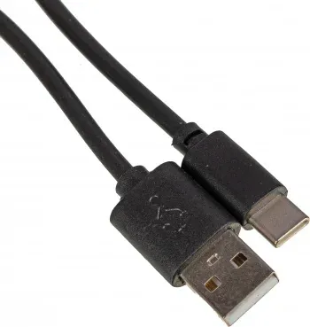 Кабель USB m-USB Type-C m 1м черный - фото 5