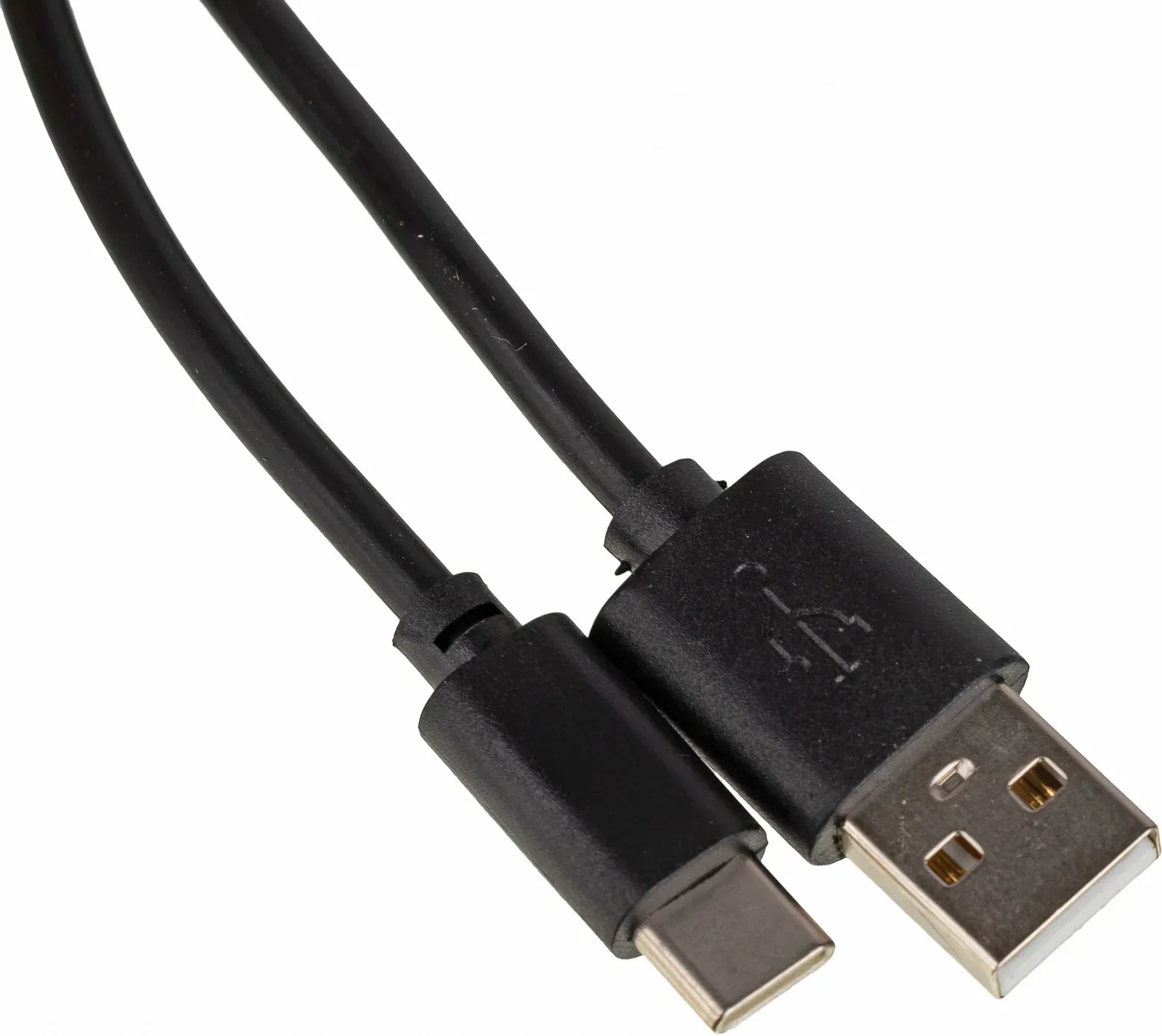 Кабель USB m-USB Type-C m 2м черный - фото 2