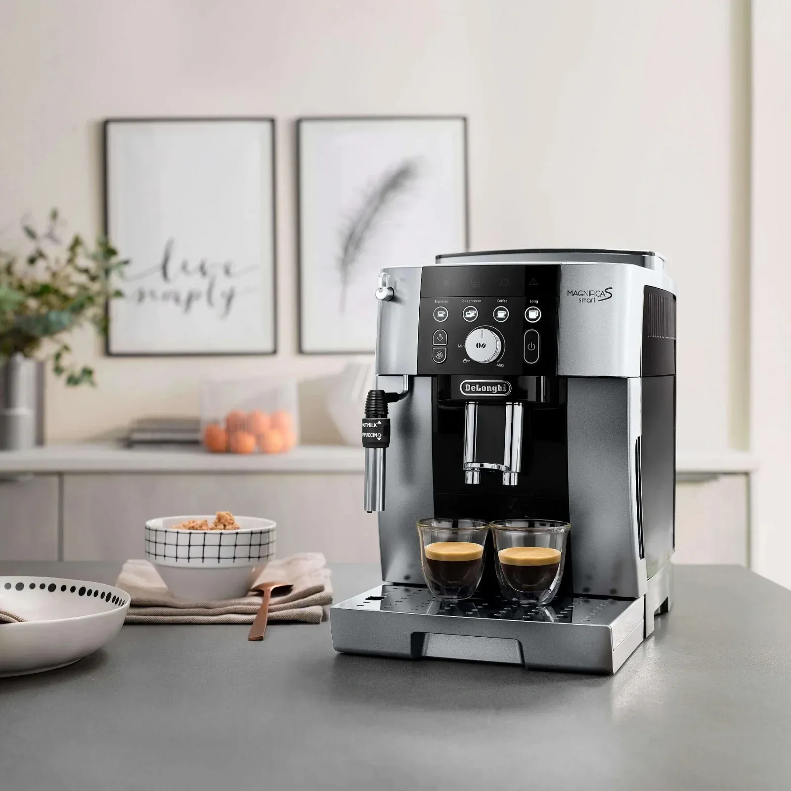 Кофемашина Delonghi Magnifica Smart ECAM250.23.SB 1450Вт черный/серебристый - фото 8