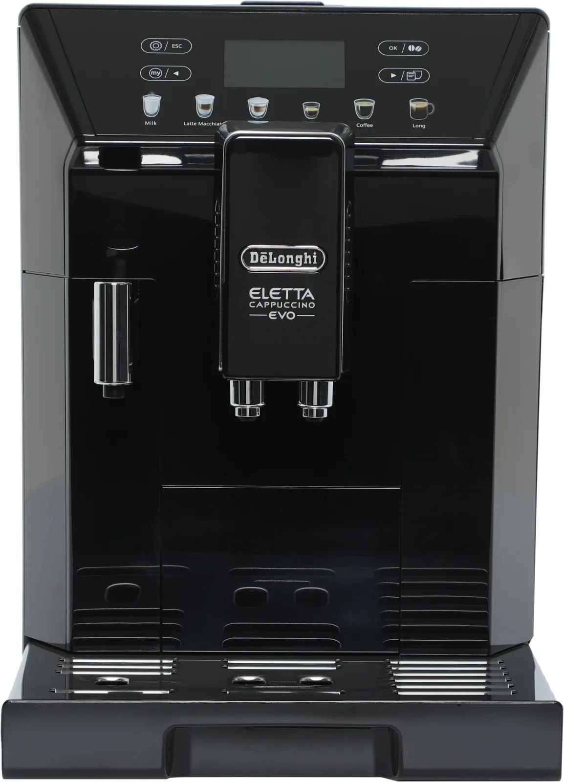 Кофемашина Delonghi Eletta Cappuccino Evo ECAM46.860.B 1450Вт черный/серебристый - фото 6
