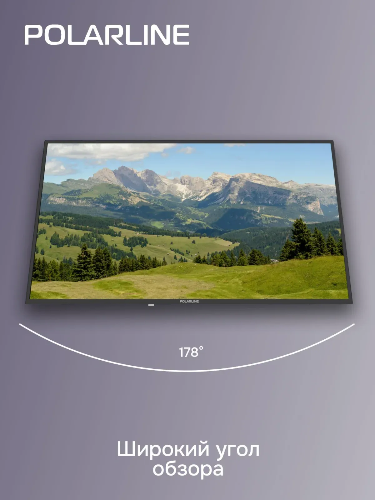 Телевизор LED PolarLine 43 43PL51TC черный FULL HD 60Hz DVB-T DVB-T2 DVB-C USB RUS - фото 6