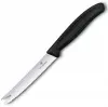 Нож кухонный Victorinox Swiss Classic 6.7863 стальной для сыра лезв.110мм серрейт. заточка черный - фото 3