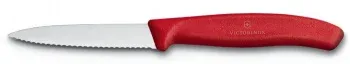 Нож кухонный Victorinox Swiss Classic 6.7631 стальной для овощей лезв.80мм серрейт. заточка красный - фото 4
