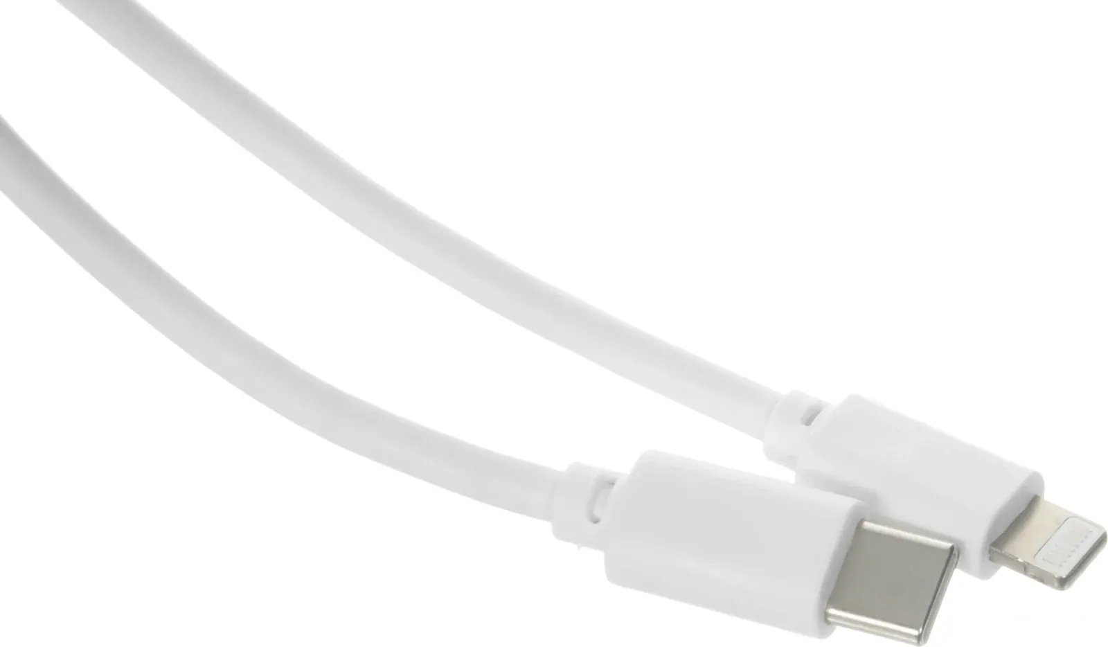 Кабель Buro PD18W USB Type-C m-Lightning m 1м белый - фото 2