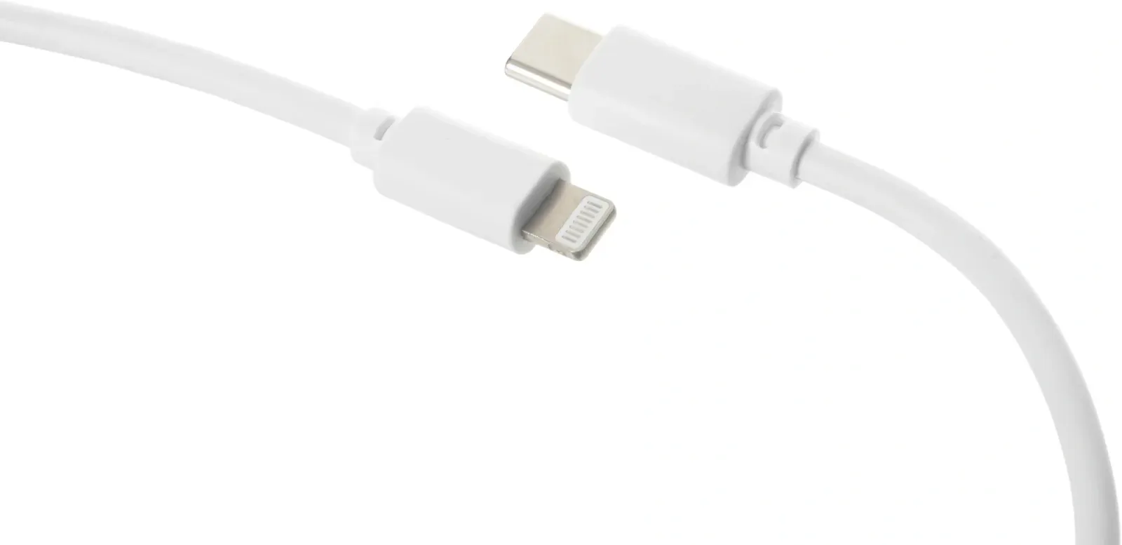 Кабель Buro PD18W USB Type-C m-Lightning m 1м белый - фото 3