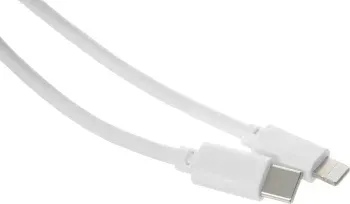 Кабель Buro PD18W USB Type-C m-Lightning m 1м белый - фото 7