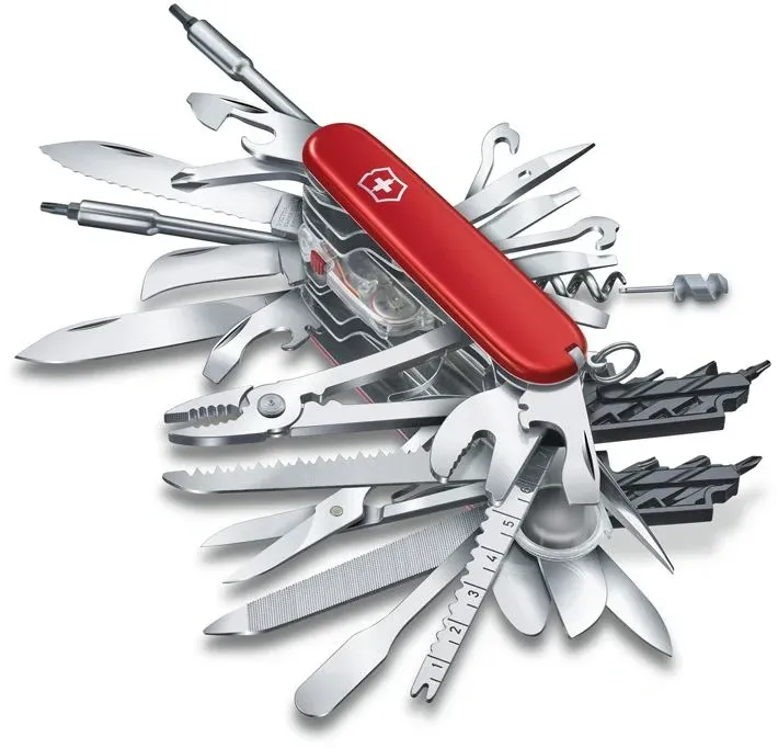 Ножи перочинные VICTORINOX SwissChamp XXL красный - фото 4
