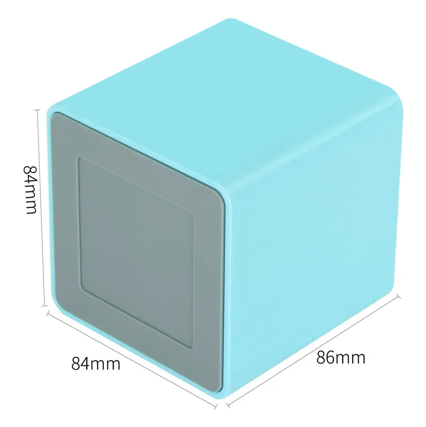 Подставка Deli NS011Blue Nusign 2отд. для письменных принадлежностей 84х84х86мм синий пластик - фото 1
