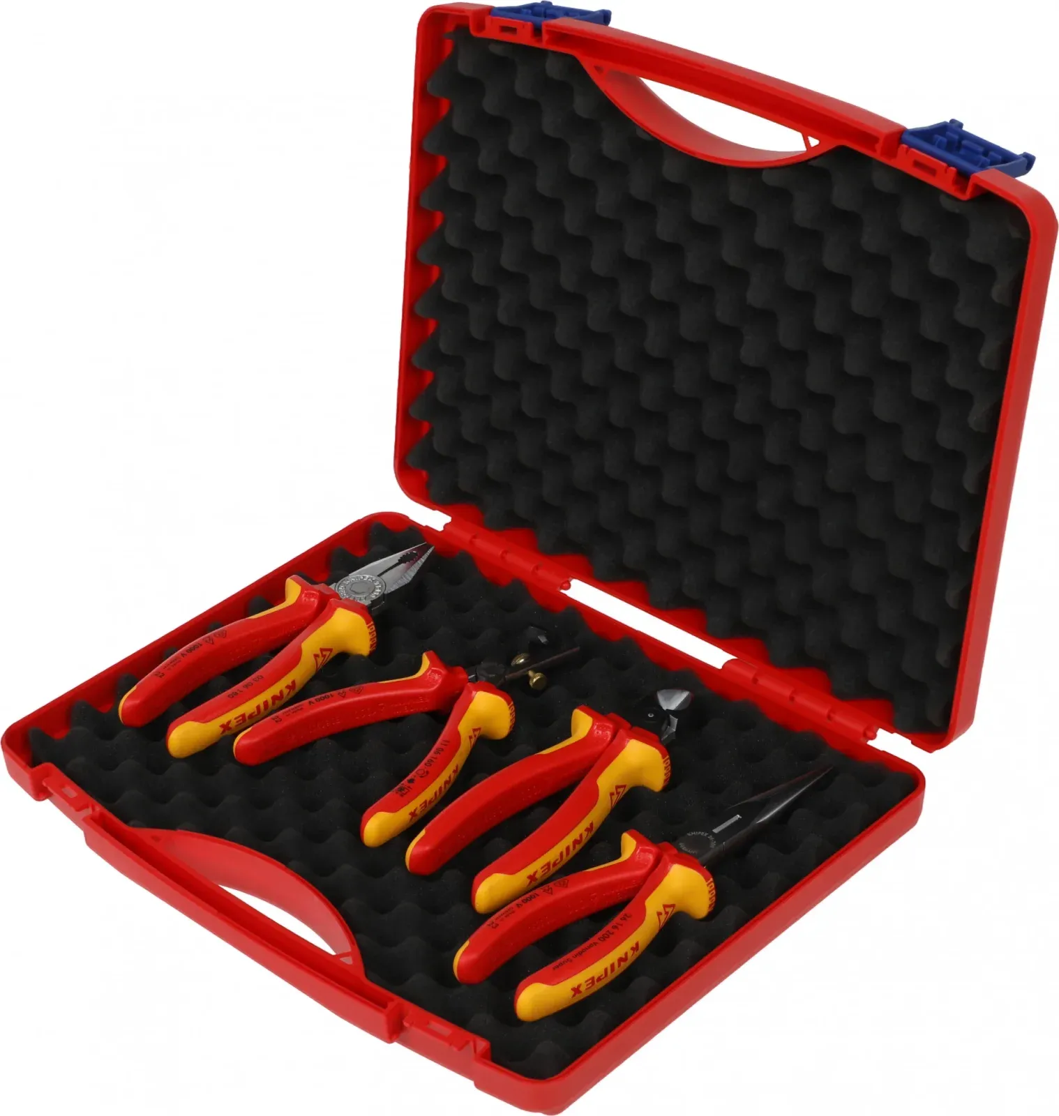 Набор инструментов Knipex KN-002015 4 предмета диэлектр.покр. жесткий кейс - фото 1