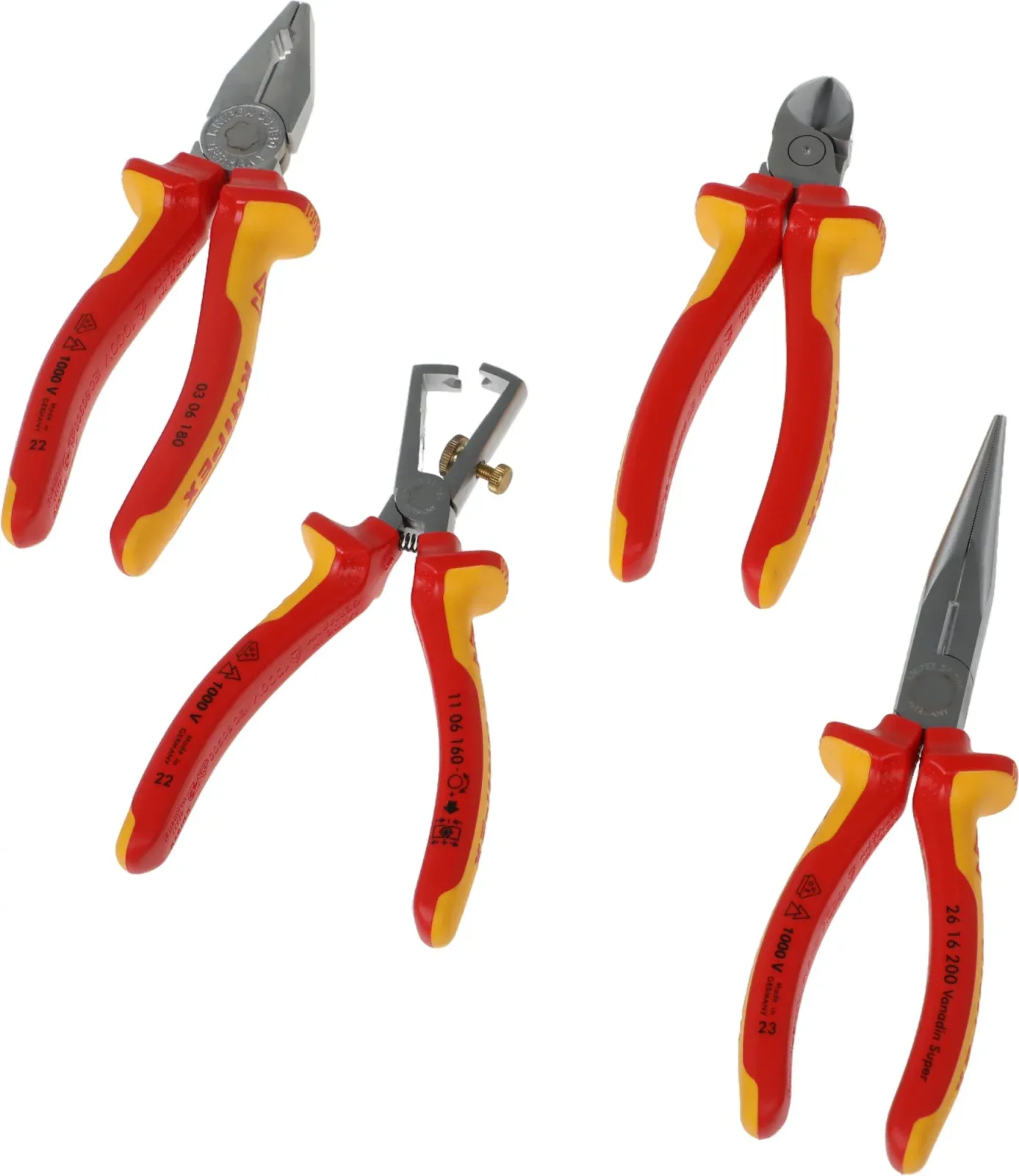 Набор инструментов Knipex KN-002015 4 предмета диэлектр.покр. жесткий кейс - фото 5