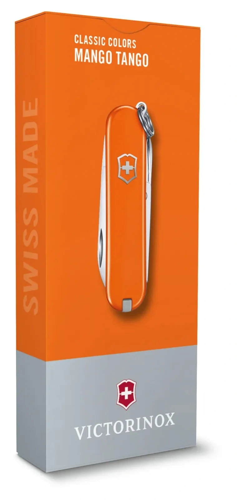 Нож перочинный Victorinox Classic SD Mango Tango 0.6223.83G 58мм 7функц. подар.коробка - фото 4