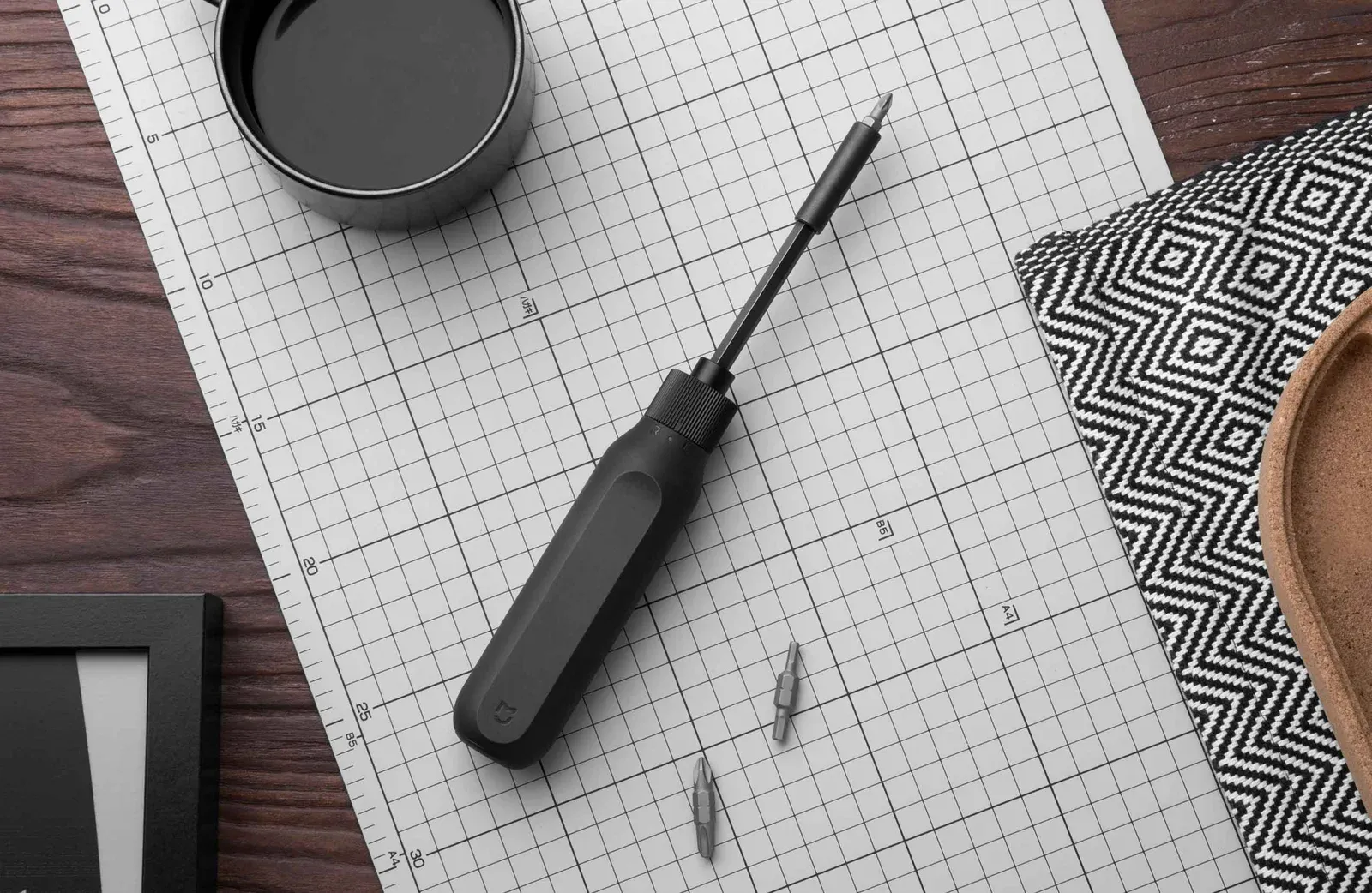 Отвертка Xiaomi Mi 16-in-1 Ratchet Screwdriver в компл.:16 предметов жесткий кейс BHR4779GL - фото 3