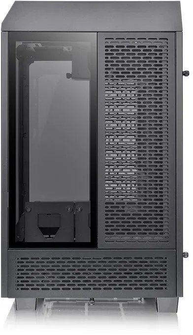 Корпус Thermaltake The Tower 100 черный без БП miniITX 1x120mm 3x140mm 2xUSB3.0 audio bott PSU - фото 4