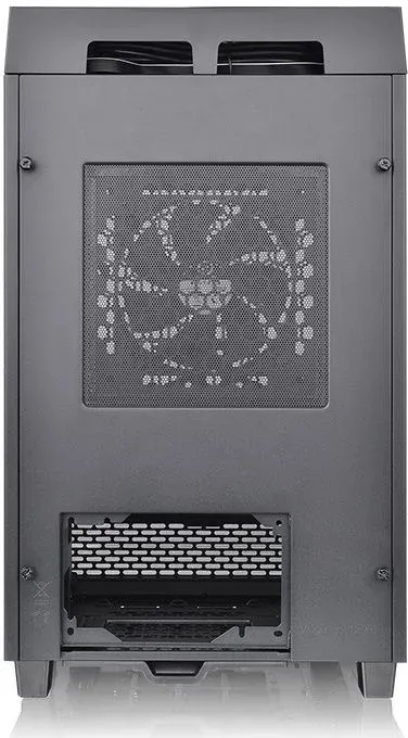 Корпус Thermaltake The Tower 100 черный без БП miniITX 1x120mm 3x140mm 2xUSB3.0 audio bott PSU - фото 6