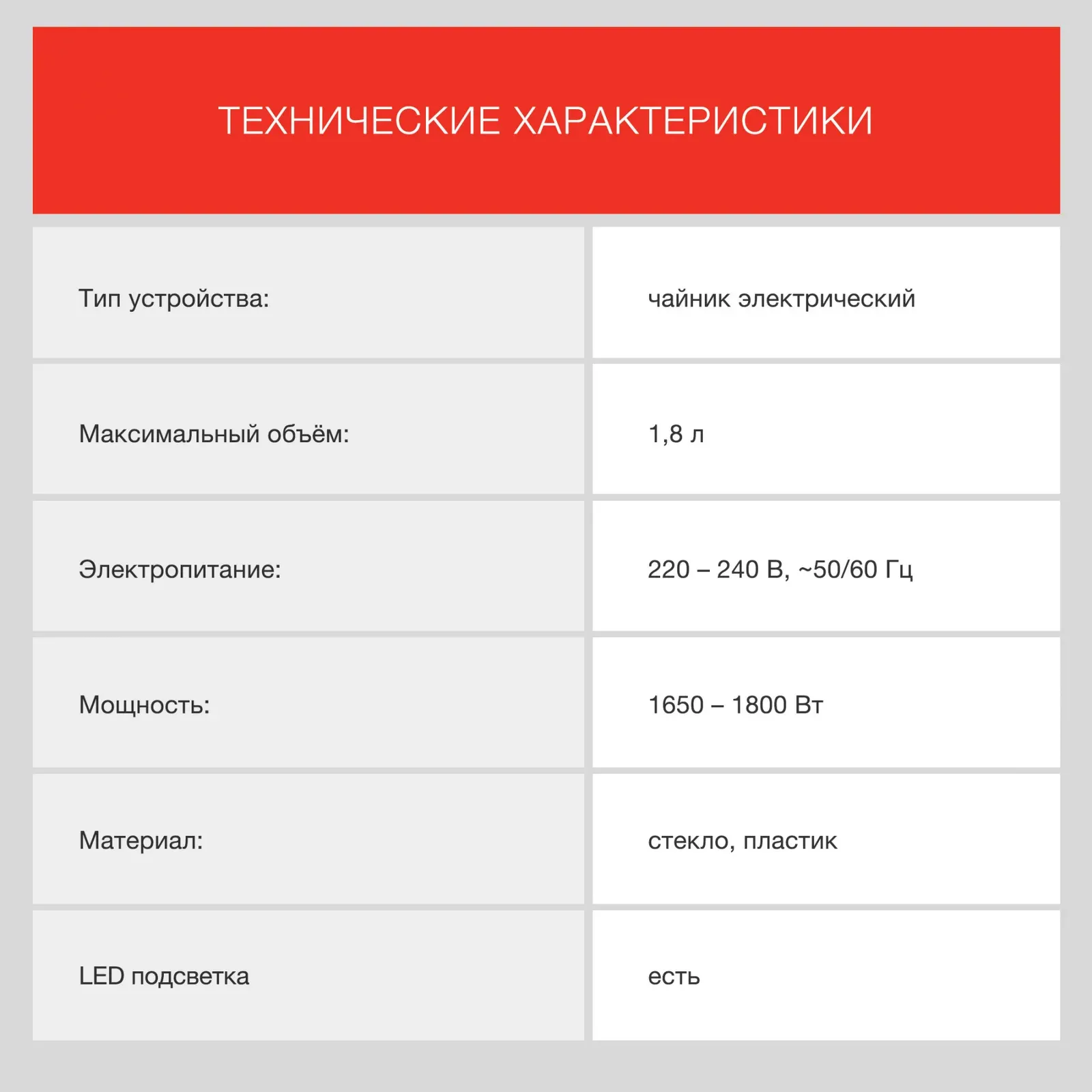 Чайник электрический Starwind SKG2050 1.8л. 1800Вт черный/серебристый корпус: стекло/пластик - фото 5