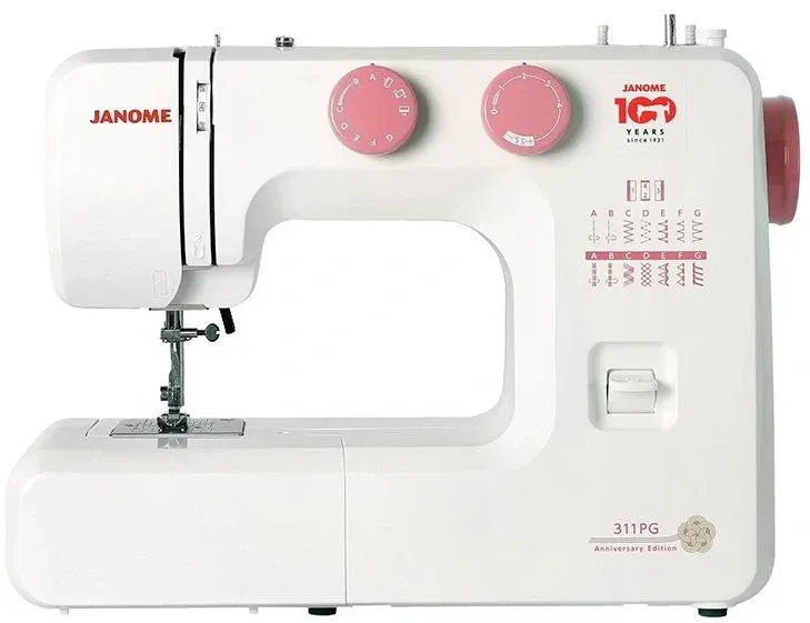 Швейная машина Janome 311PG белый/розовый - фото 2