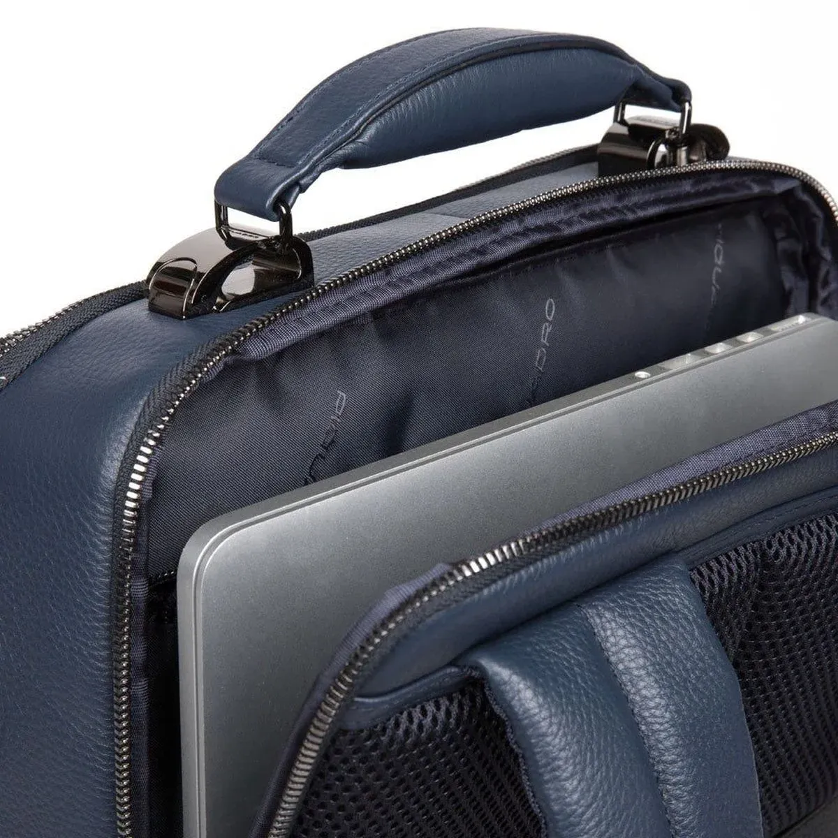 Рюкзак мужской Piquadro Modus Special CA4818MOS/BLU синий натур.кожа, 13.5 л - фото 3
