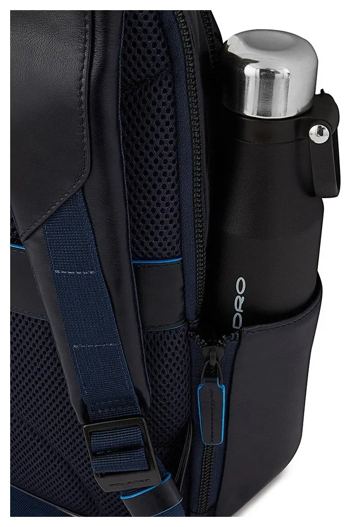 Рюкзак мужской Piquadro Blue Square Revamp CA5574B2V/BLU синий натур.кожа, 16 л - фото 3