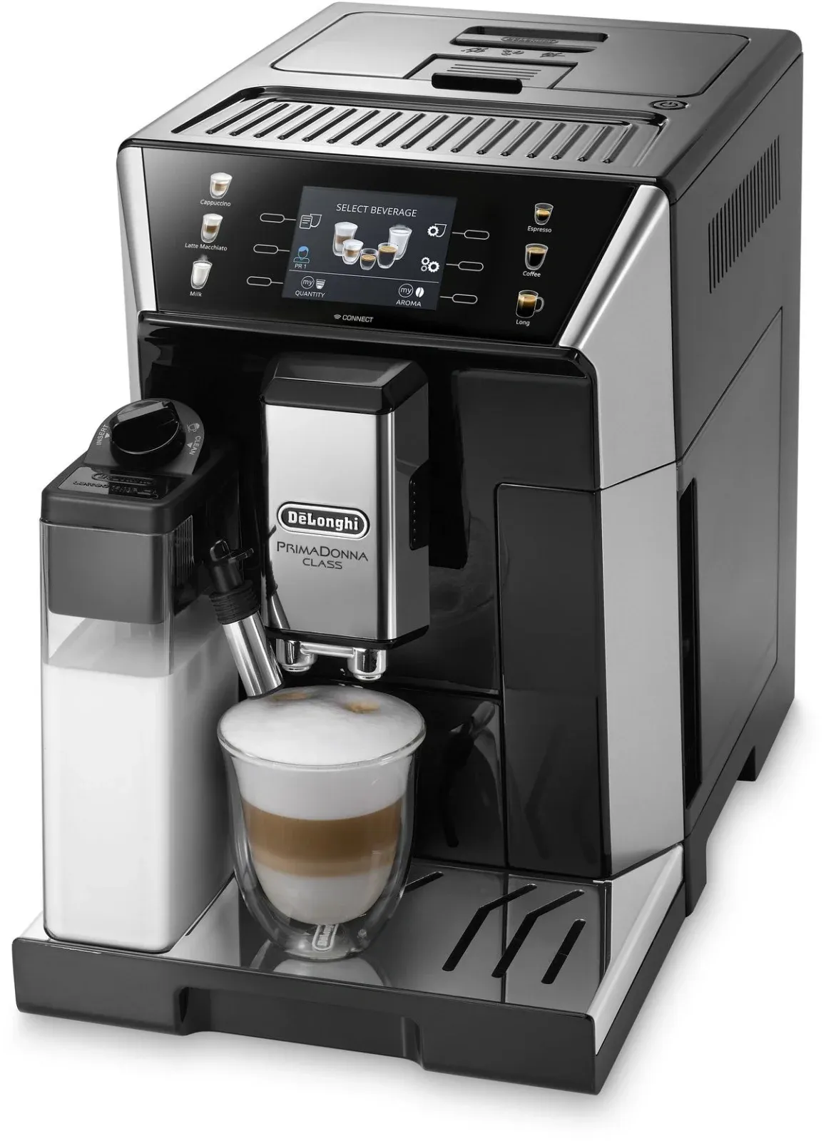 Кофемашина Delonghi ECAM550.65.SB 1450Вт черный/серебристый - фото 3