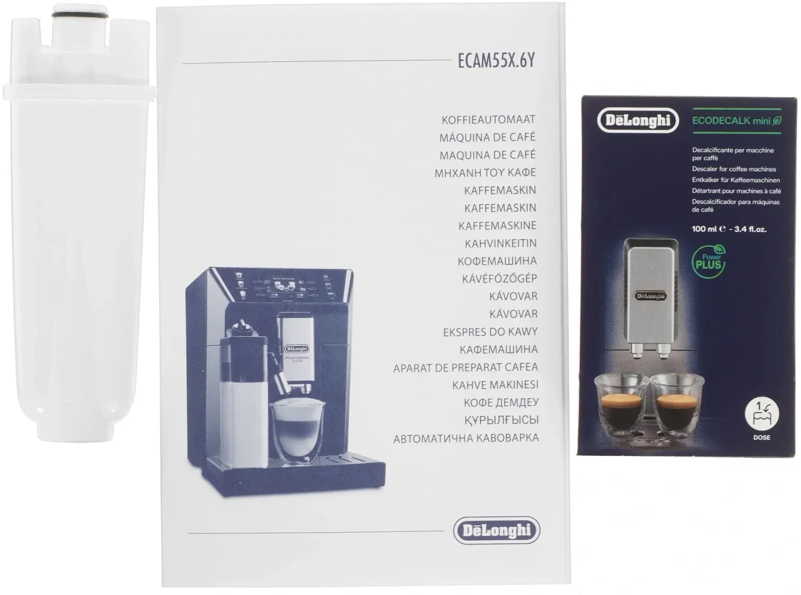 Кофемашина Delonghi ECAM550.65.SB 1450Вт черный/серебристый - фото 7