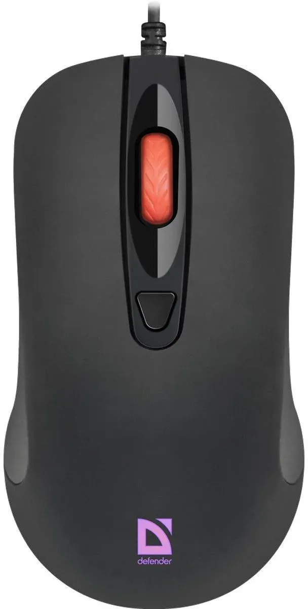 Мышь Defender Ultra Classic MB-280 черный оптическая 1600dpi USB 4but 52281 - фото 2