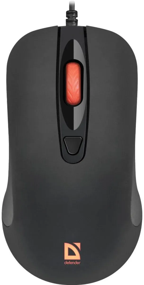 Мышь Defender Ultra Classic MB-280 черный оптическая 1600dpi USB 4but 52281 - фото 3