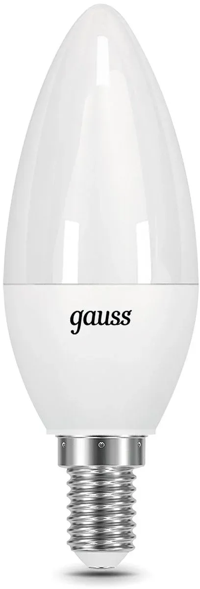 Лампа светодиодная Gauss A60 9.5Вт цок.:E14 свеча 220B св.свеч.бел.теп. C37 упак.:10шт 103101110 - фото 7