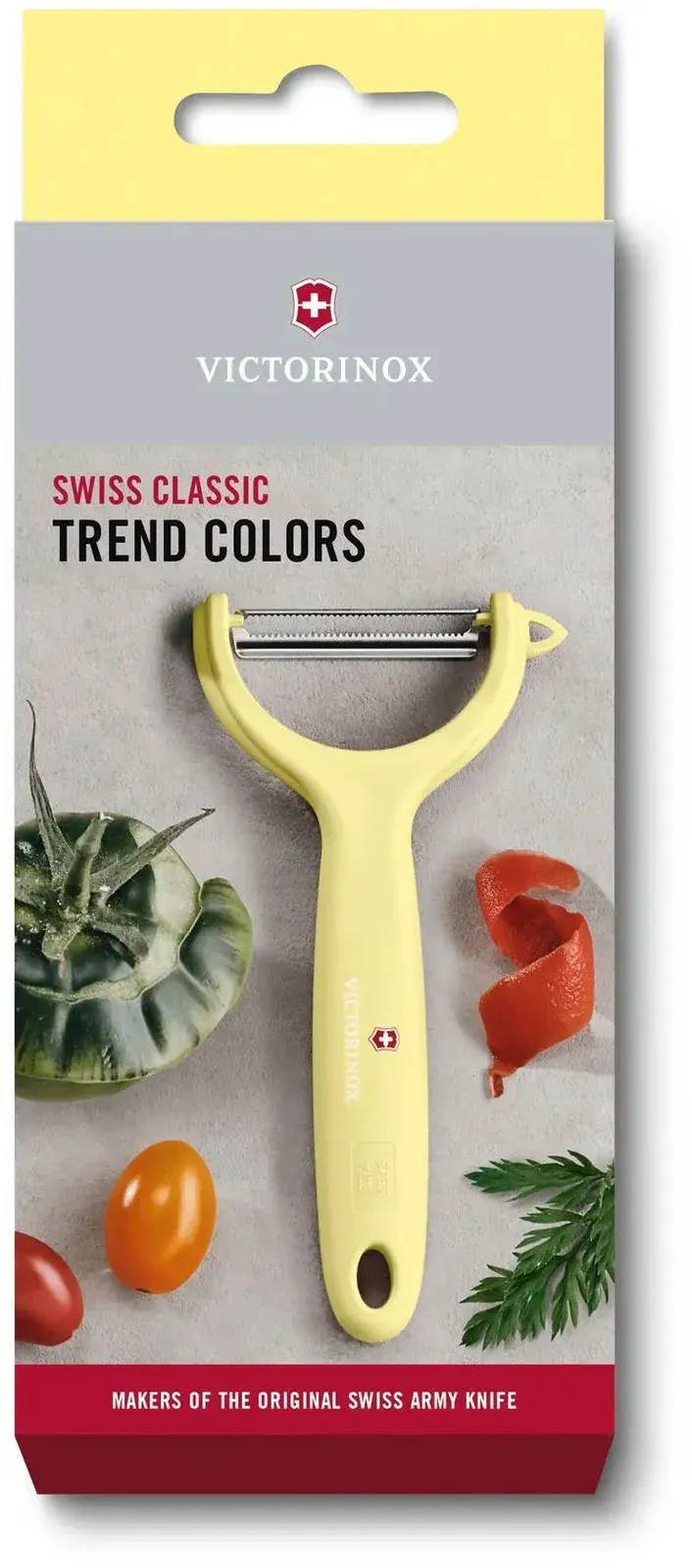Овощечистка для овощей и фруктов Victorinox Tomato and Kiwi желтый 7.6079.82 - фото 2