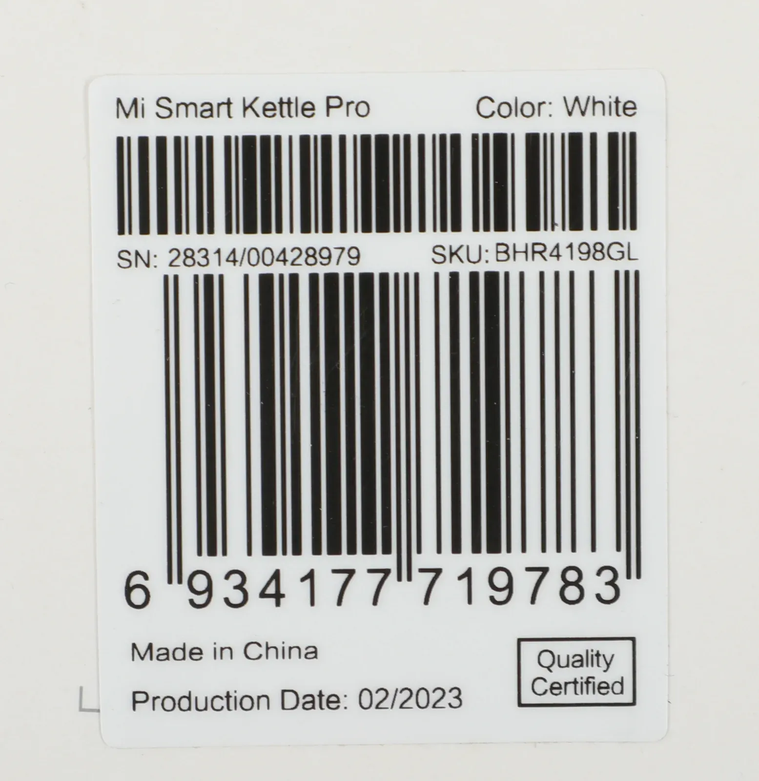 Чайник электрический Xiaomi Mi Smart Kettle Pro 1.5л. 1800Вт белый корпус: пластик BHR4198GL - фото 8