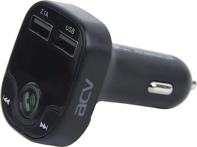 Автомобильный FM-модулятор ACV FMT-120B черный MicroSD BT USB 37574 - фото 3