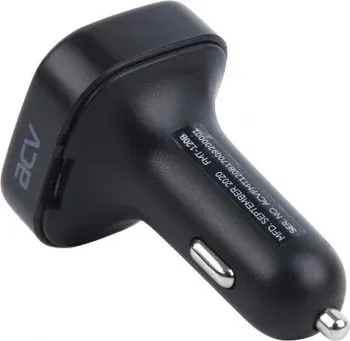 Автомобильный FM-модулятор ACV FMT-120B черный MicroSD BT USB 37574 - фото 5