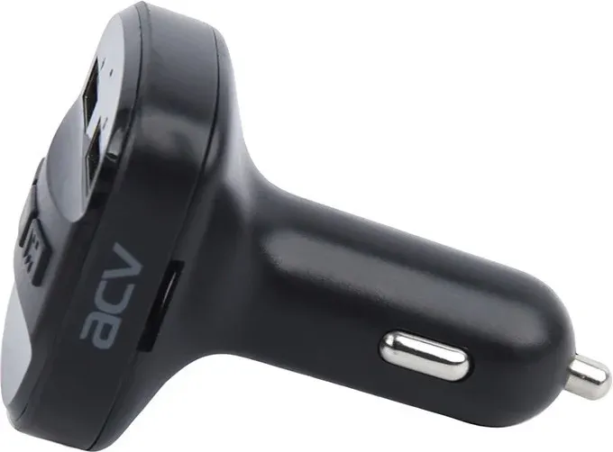 Автомобильный FM-модулятор ACV FMT-121B черный MicroSD BT USB 37575 - фото 3