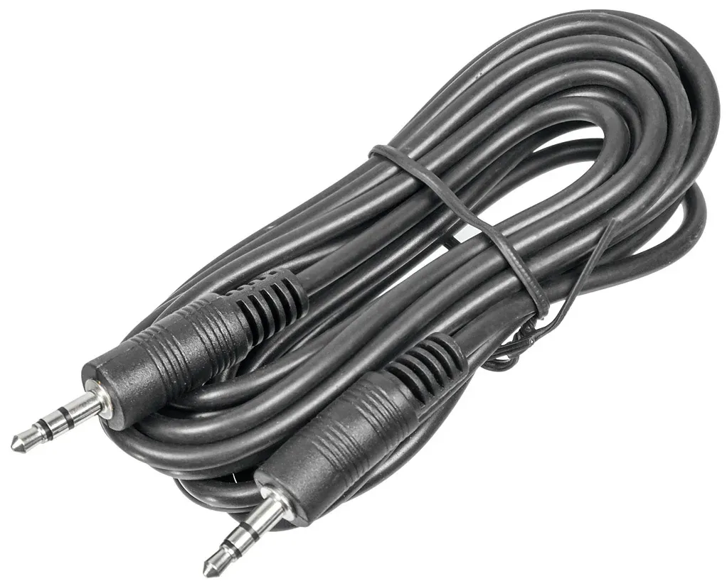 Кабель соединительный аудио Buro BAAC002-2 Jack 3.5 m/Jack 3.5 m 2м. черный - фото 2