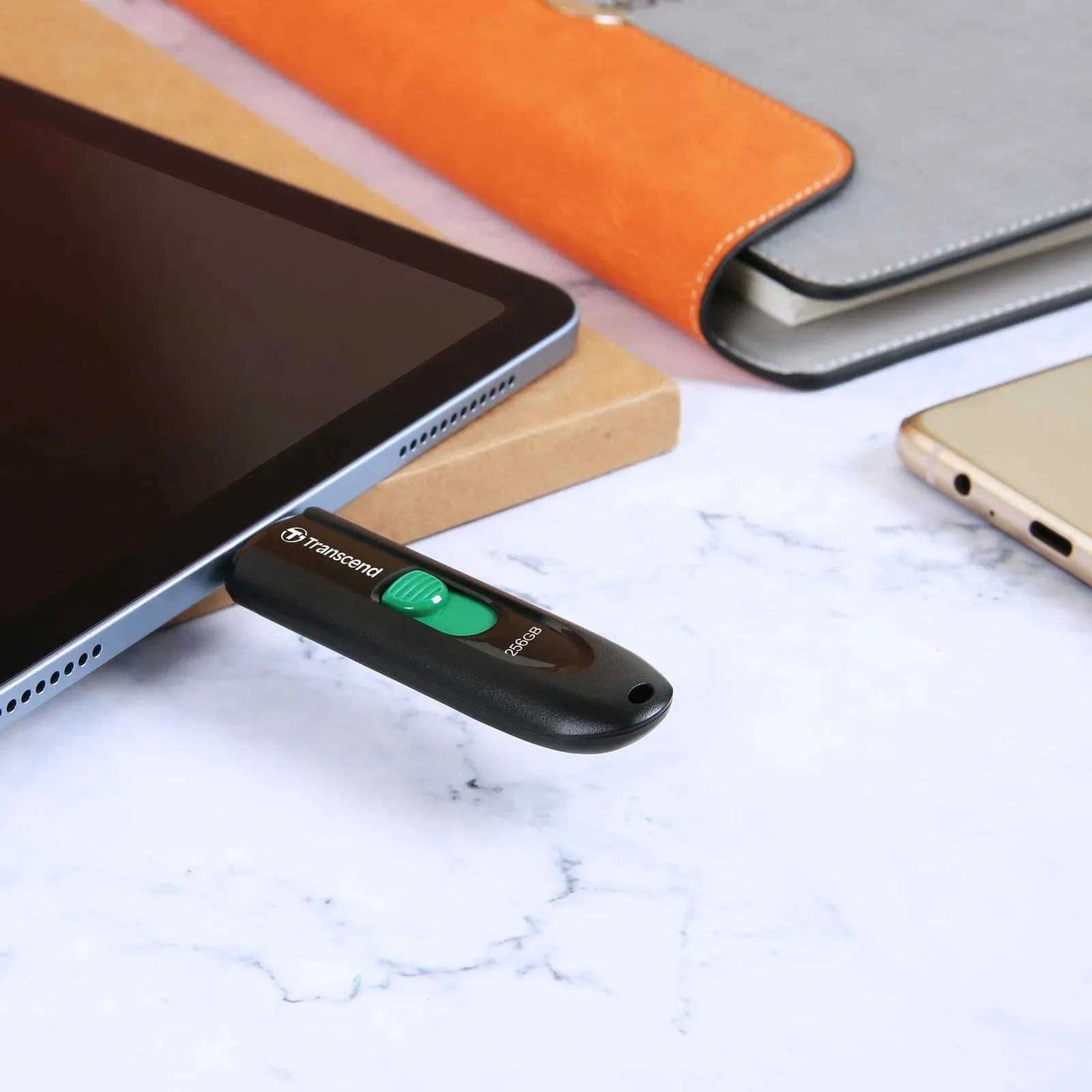 Флеш Диск Transcend 64GB Jetflash Type-C 790C TS64GJF790C USB3.0 черный, 64 ГБ - фото 5