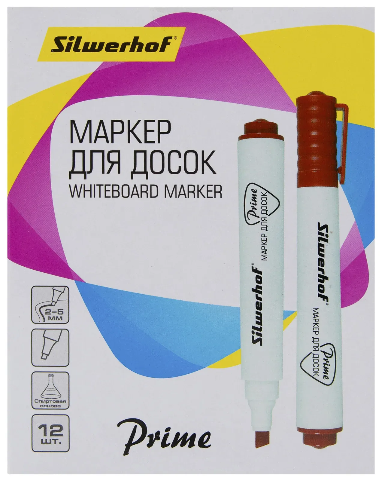 Маркеры SILWERHOF Prime+ красный