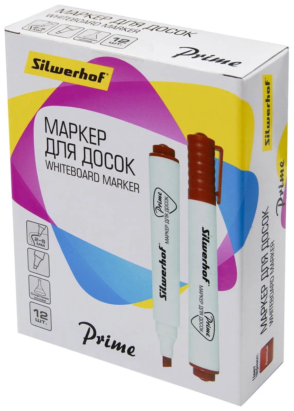Маркеры SILWERHOF Prime+ красный - фото 2
