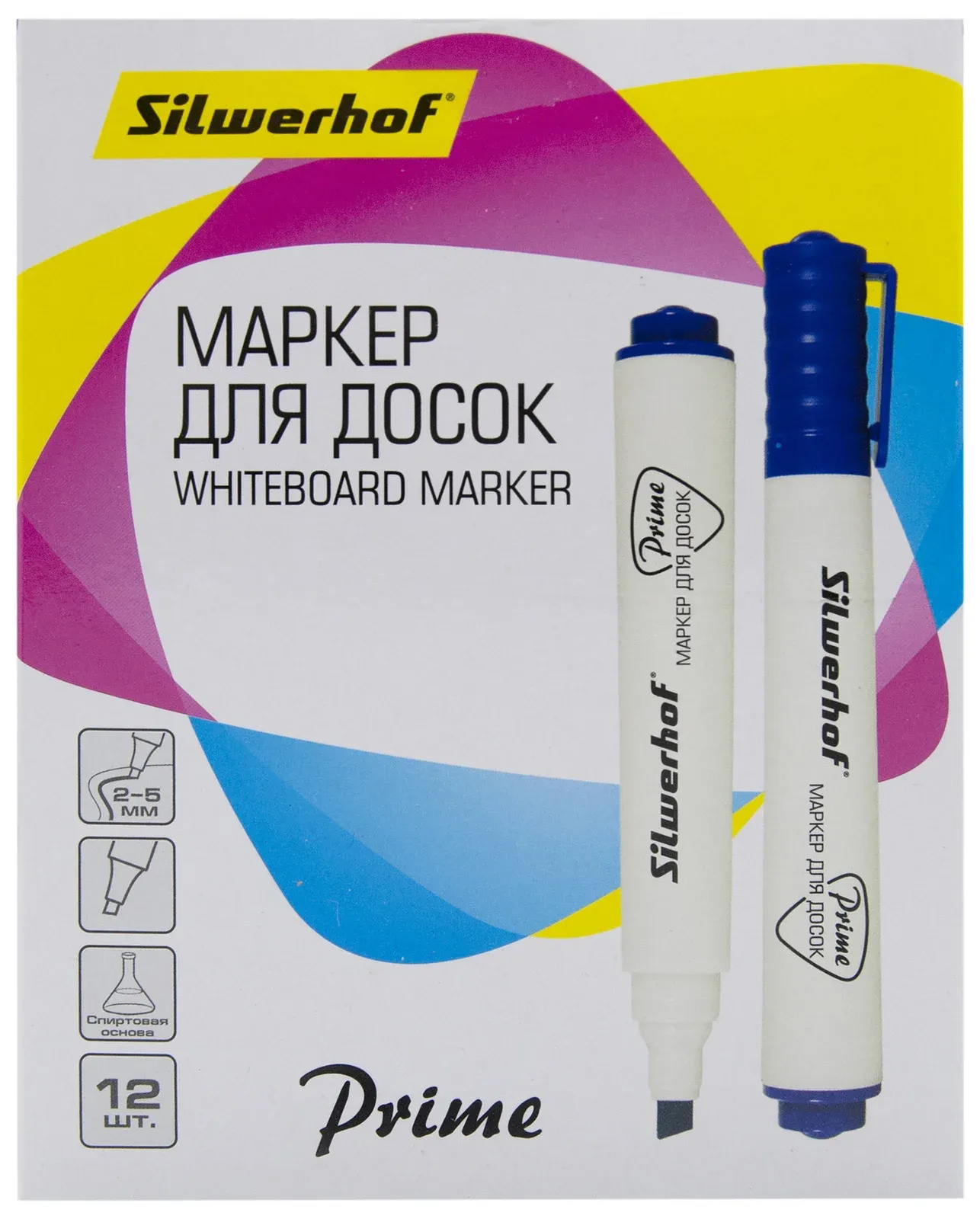 Маркеры SILWERHOF Prime+ синий - фото 1