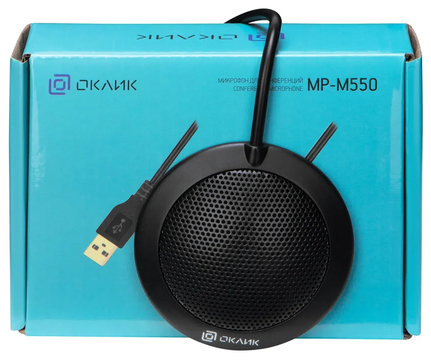 Микрофон проводной Оклик MP-M550 2м черный - фото 7