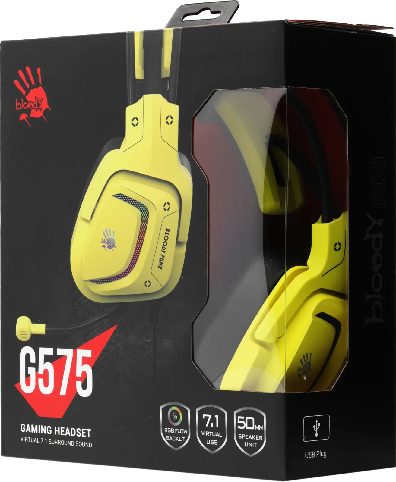 Игровые гарнитуры A4TECH BLOODY G575 PUNK - фото 1