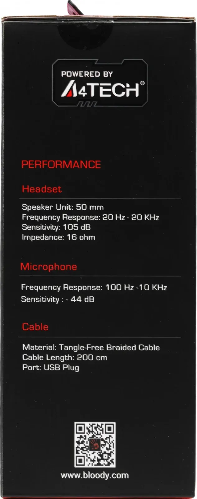 Наушники с микрофоном A4Tech Bloody G575 Punk желтый/черный 2м мониторные USB оголовье G575 PUNK - фото 3