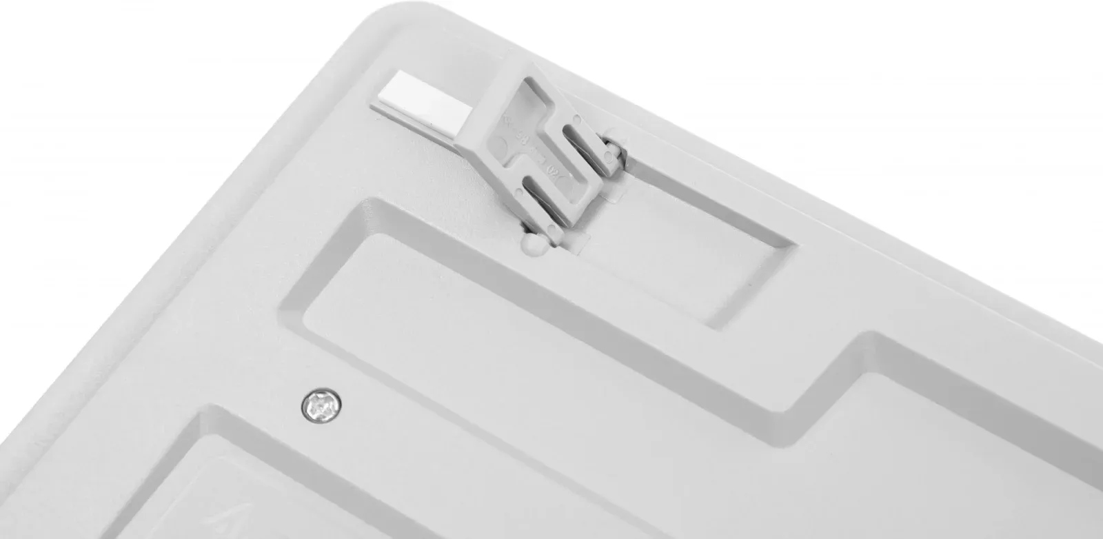 Клавиатура A4Tech FKS10 белый/серый USB подставка для запястий FKS10 WHITE кабель 1.5м - фото 3